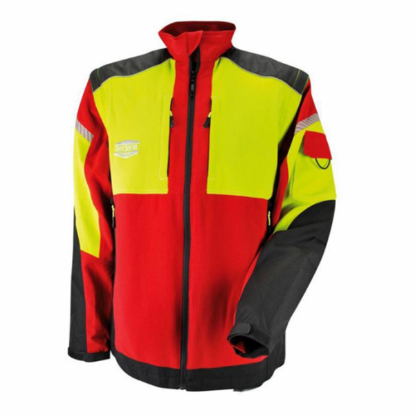 Prikaži podrobnosti za  Gozdarska jakna  SOLIDUR INFINITY RED XL. Mehanizacija Miler, kmetijska mehanizacija, kmetijska oprema, gozdarska jakna, SOLIDUR INFINITY RED, jakna z odsevnim trakom, jakna z odstranljivimi rokavi, jakna z ventilacijo, Cordura jakna, Kevlar jakna, zaščitna jakna, vodoodbojna jakna, jakna za gozdarstvo, delovna jakna
