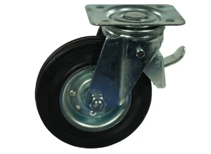 Prikaži podrobnosti za  Kolo vrtljivo FI 100 mm, nosilnost 70 kg, z zavoro Fotografija izdelka Kolo vrtljivo FI 100 mm, nosilnost 70 kg, z zavoro