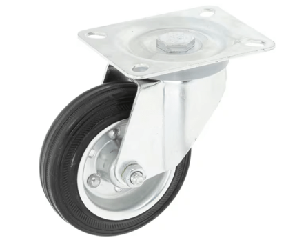 Prikaži podrobnosti za  Kolo vrtljivo O 100 mm, nosilnost 70 kg, brez zavore Fotografija izdelka Kolo vrtljivo O 100 mm, nosilnost 70 kg, brez zavore