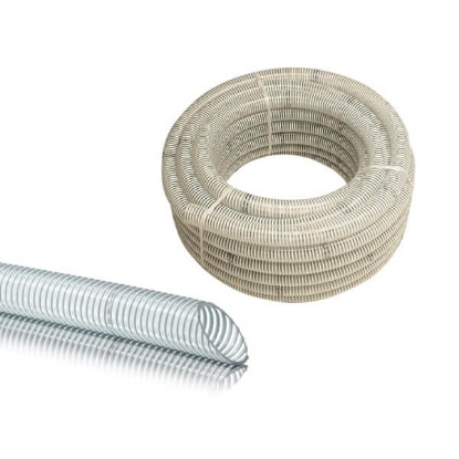 spiralna cev za prehrano, cev za živila fi 60, cev za aspiracijo in tlačenje, mehanizacija miler, kmetijska mehanizacija, kmetijska oprema, prehrambena cev, cev za hrano, tlačna cev živilska, cev za živilsko industrijo