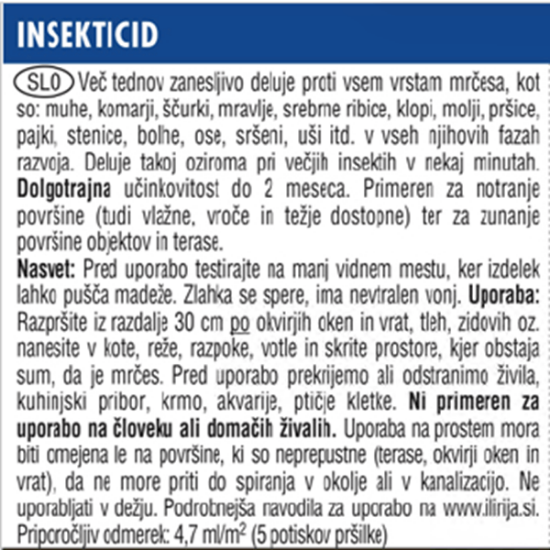 Fotografija izdelka Biokill Extra 500 ml s pršilom