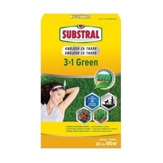 Fotografija izdelka Gnojilo SB 3v1 green za travo 2 kg