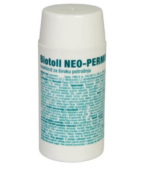 Fotografija izdelka Prah Neopitroid sredstvo za zatiranje insektov 100 g