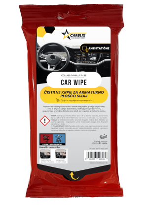 Prikaži podrobnosti za  Carblix robčki za čiščenje armaturne plošče sijaj 24 kos Fotografija izdelka Carblix robčki za čiščenje armaturne plošče sijaj 24 kos