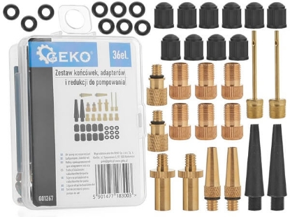 Prikaži podrobnosti za  Set konic, adapterjev in reduktorjev za polnjenje, 36 delni  Fotografija izdelka Set konic, adapterjev in reduktorjev za polnjenje, 36 delni