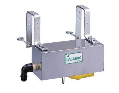 ventil s plovcem, plovec za napajalnik, LacABAC ventil, nizkotlačni ventil, avtomatski napajalnik, plovec za korito, napajanje živali, ventil za sod, nerjaveča pločevina, nastavljiv plovec, ventil za nizek tlak