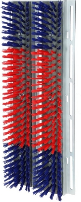 krtača za praskanje, HAPPYCOW Bully, krtača za bike, krtača za govedo, robustna krtača, hlevska oprema, krtača za hlev, montažna krtača, krtača z jekleno konstrukcijo, dobro počutje živali, krtača za pitančne bike