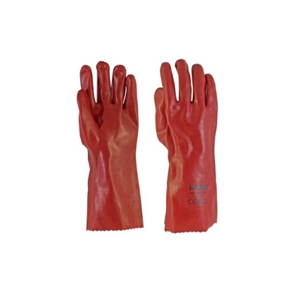 Fotografija izdelka Zaščitne rokavice PVC (rdeče) - velikost 10