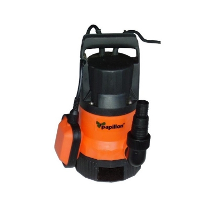Prikaži podrobnosti za  Potopna črpalka za umazano  vodo Papillon W400m potopna črpalka Papillon W400m, črpalka za umazano vodo 400 W, potopna črpalka 1–5 m, Papillon črpalka z plovcem, naprava za odvodnjavanje bazenov, črpalka za poplavljeno klet, galvanski plovec, črpalkа z 10 m kablom
