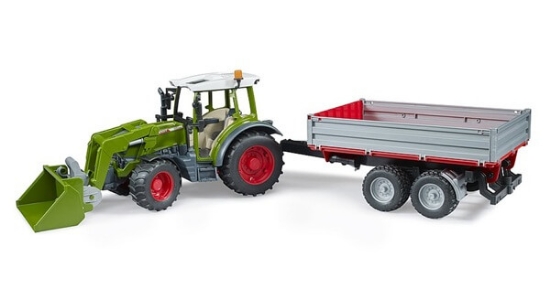 Fotografija izdelka Igrača Traktor Fendt 211 Vario z nakladačem in prikolico, Bruder
