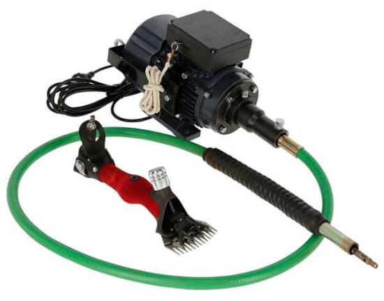 električne škarje za ovce, Wellington 370W, Worm-Drive škarje, škarje za striženje ovac, striženje ovac, škarje z rezili, kmetijska oprema, kmetijska mehanizacija, orodje za rejce ovac, profesionalne škarje za ovce