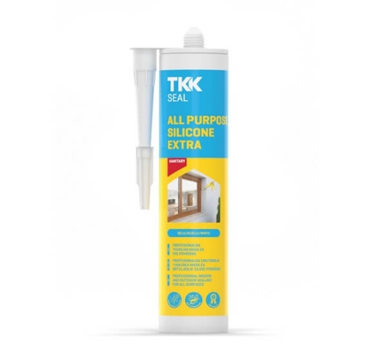 Fotografija izdelka Silikon TKK večnamenski prozorni 300 ml