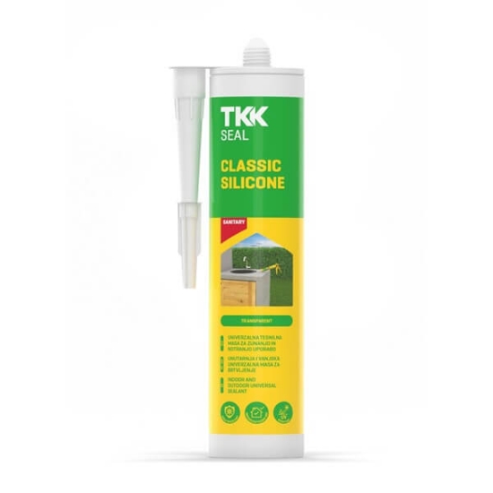 Fotografija izdelka Silikon TKK klasični prozorni 300 ml