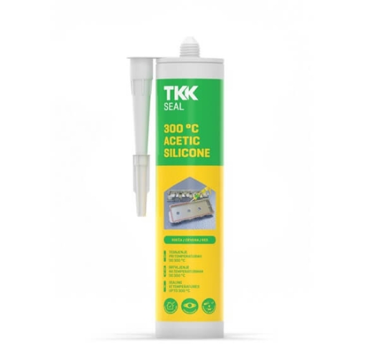 Fotografija izdelka Silikon TKK temperaturni 300°C črni 300 ml