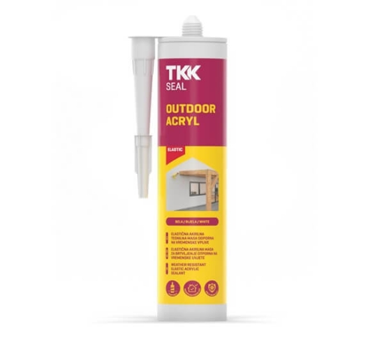 Fotografija izdelka Silikon TKK akrilni OUTDOOR beli 300 ml