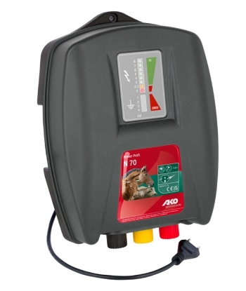 električni pastir Power Profi N 70, električni pastir 230V, pašni pastir za dolge ograje, električni pastir za trdožive živali, Power Profi električni pastir, omrežni električni pastir, pastir za govedo konje ovce, profesionalni električni pastir, kmetijska oprema, kmetijska mehanizacija