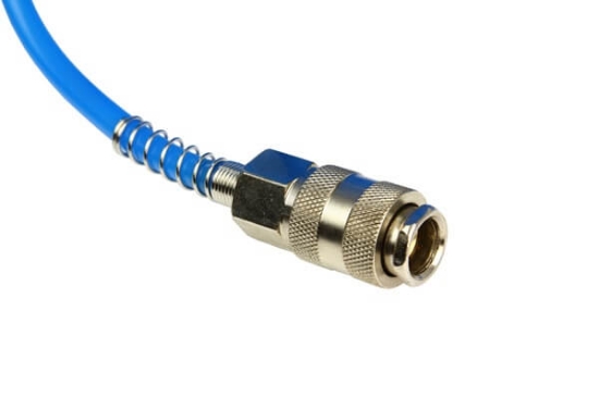 Fotografija izdelka Cev za kompresor spiralna 10 m 6 mm x 8 mm s priključki
