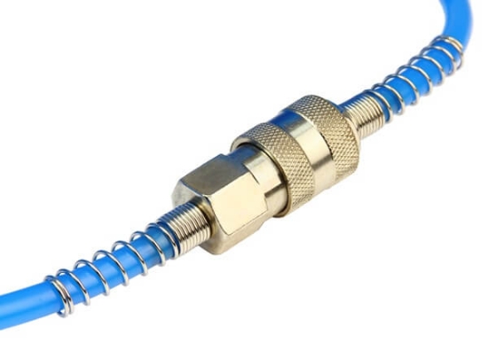 Fotografija izdelka Cev za kompresor spiralna 10 m 6 mm x 8 mm s priključki
