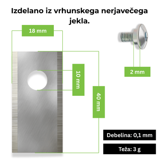 Fotografija izdelka Komplet nožev Ecoslice 24 kos (HON, BR, SC)