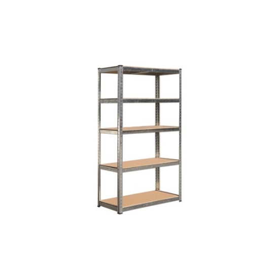 kovinski regal, regal 5 polic, pocinkan regal, regal 90x40x180, trpežen regal za shranjevanje, kovinska polica, regal z nosilnostjo 175 kg