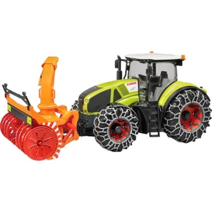 Prikaži podrobnosti za  Igrača traktor Claas z verigam in snežno rolbo Fotografija izdelka Igrača traktor Claas z verigam in snežno rolbo
