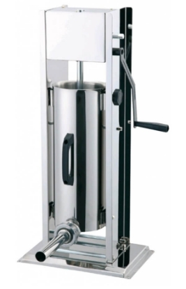 Prikaži podrobnosti za  Polnilka za klobase 8 kg, pokončna INOX Fotografija izdelka Polnilka za klobase 8 kg, pokončna INOX