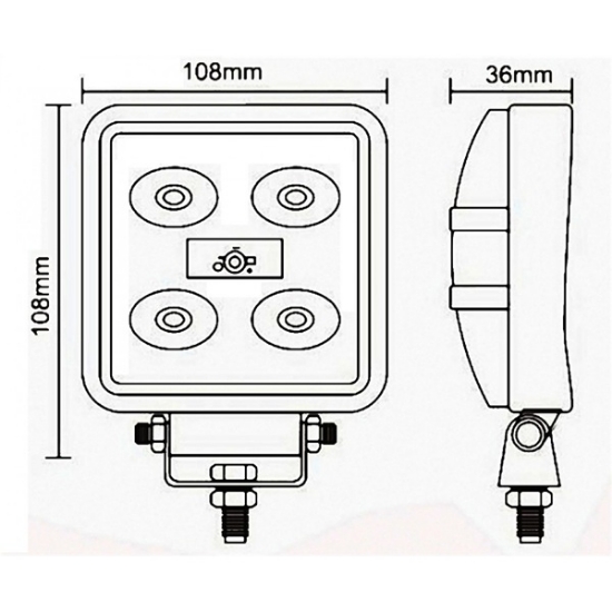 Fotografija izdelka Delovna luč LED, 15 W