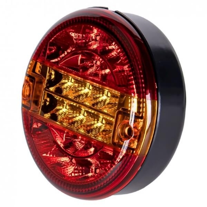 Prikaži podrobnosti za  Svetilka stop LED 9-33V  144 mm okrogla Fotografija izdelka Svetilka stop LED 9-33V  144 mm okrogla
