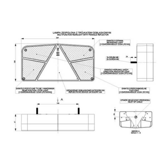 Fotografija izdelka Svetilka stop, LEVA