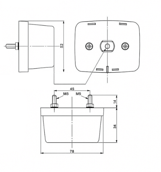 Fotografija izdelka Luč pozicijska za prikolico, KAMAR