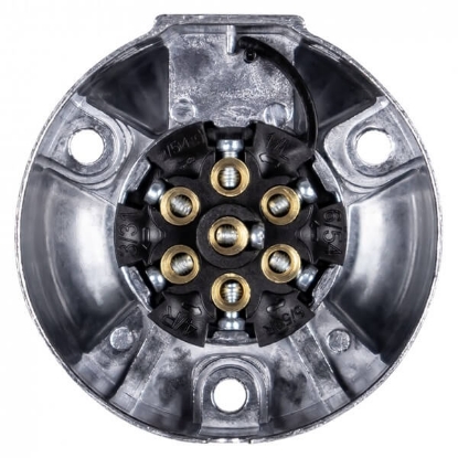 Fotografija izdelka Vtičnica 7-polna alu-kovinska