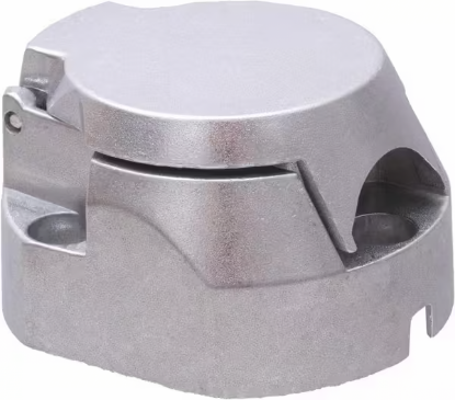 vtičnica 7-polna, aluminijasta vtičnica, vtičnica za prikolice, 12V vtičnica, ženski priključek, priklop prikolice