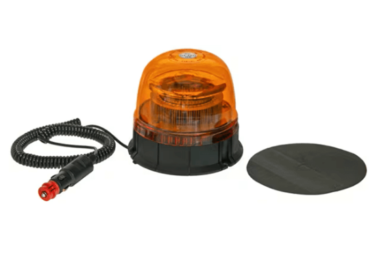 rotacijska LED svetilka, opozorilna luč 12V 24V, magnetna luč za traktor, utripajoča LED luč, varnostna svetilka oranžna, LED beacon R65, delovna opozorilna luč