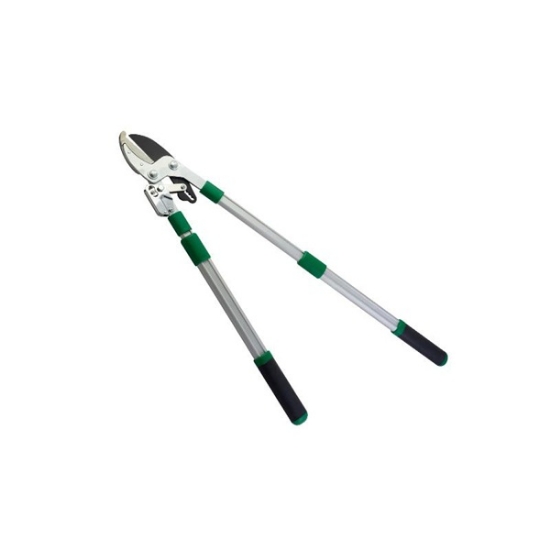 škarje za veje, teleskopske škarje, udarni rez, taglio a battuta, obrezovanje dreves, škarje za sadjarstvo, profesionalno orodje za obrezovanje, dolžina 100 cm, teleskopske škarje za vrt, kovinske škarje