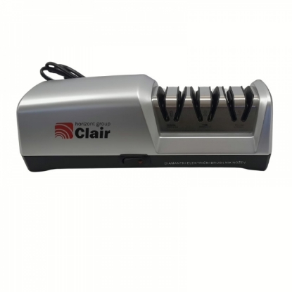brusilec nožev CLAIR, brusilnik nožev, profesionalno ostrenje nožev, kompaktni brusilec, naprava za ostrenje rezil, brusilni disk 150 mm