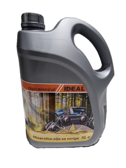 Fotografija izdelka Olje za verige motornih žag Mineralno IDEAL 5 L