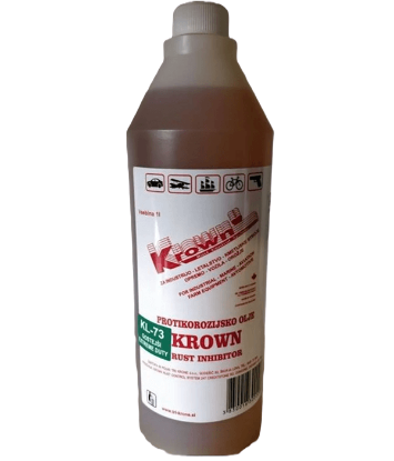 Fotografija izdelka Olje KROWN KL73, protikorozijsko, gostejše, 1000 ml