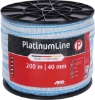 Fotografija izdelka Trak za pašne ograje  PlatinumLine, 200 m	x 40 mm