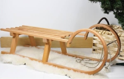 Fotografija izdelka Lesene sanke 105 cm