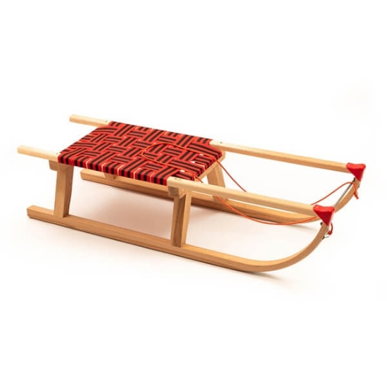 Fotografija izdelka Lesene sanke s platnom 100 cm