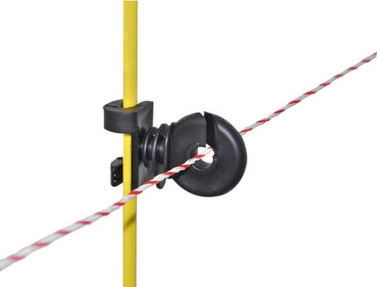 Fotografija izdelka Dodatni izolator Clip za okrogli jekleni steber, 25 kom