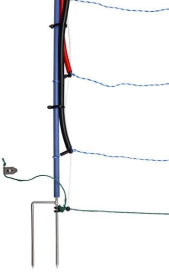 Fotografija izdelka Mreža za drobnico AKO TitanNet Premium Vario, dvojna konica, 122 cm x 50 m