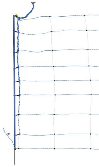 Fotografija izdelka Mreža za drobnico AKO TitanNet Premium XBraid, enojna konica, 122 cm x 50 m