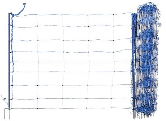 Fotografija izdelka Mreža za drobnico AKO TitanNet Premium XBraid, dvojna konica, 122 cm x 50 m