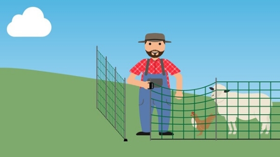 Fotografija izdelka Celoten komplet mreže za vrata