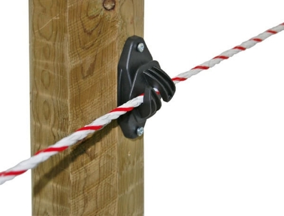 vrvični izolator, Easy Cord izolator, izolator za vrv, izolator za pletenico, izolator 20 kos, Premium Horse Wire, izolator z lesnim navojem, pocinkana opora, izolator za elektro ograjo, trpežen izolator