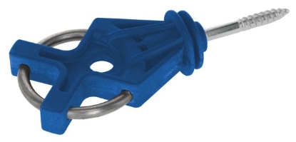 ratni izolator, X³ Premium izolator, izolator za vrata, izolator za elektro ograjo, vratni izolator 6 kos, izolator z jeklenim obročem, lesni navoj, pocinkana opora, trpežen izolator, registriran dizajn izolatorja