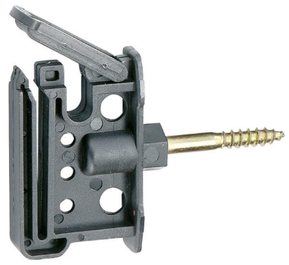 izolator za trak, klip izolator, izolator 4 cm, trak do 40 mm, izolator za elektro ograjo, patentiran izolator, izolator z vijakom, izolator z lesnim navojem, pocinkana opora, dodatki za pašne ograje