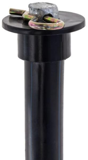 Fotografija izdelka Podporni stebriček za mrežo 145 cm, fi=14 mm