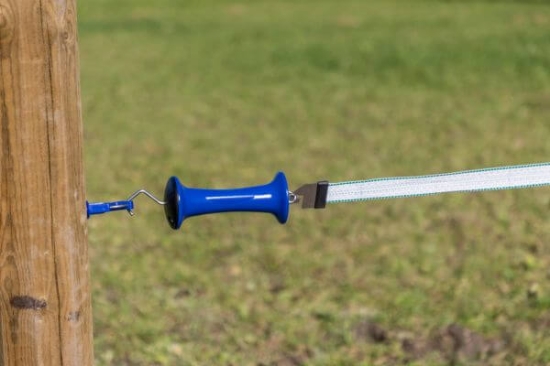 Fotografija izdelka Ročka za ograjo s priključkom za trak Litzclip® Premium, 20 mm